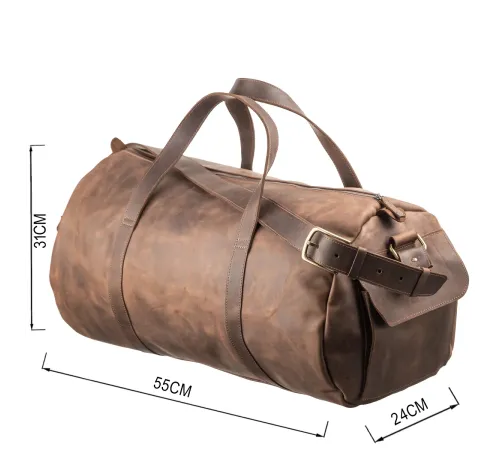 Сумка дорожня Grande Pelle 11045 Коричнева