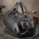 Сумка дорожня Grande Pelle 11046 з вінтажній шкіри Чорна