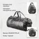 Сумка дорожня Grande Pelle 11048 шкіряна Чорна