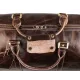 Шкіряна дорожня сумка на колесах для подорожей та відряджень Vintage 14254 Коричнева