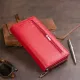 Жіночий шкіряний гаманець для карток та купюр ST Leather 19306 Червоний