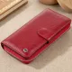Вертикальний місткий гаманець зі шкіри жіночий ST Leather 19307 Бордовий