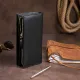 Вертикальний гаманець шкіряний жіночий ST Leather 19274 Чорний