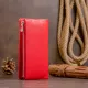 Вертикальний гаманець на кнопці жіночий ST Leather 19202 Червоний