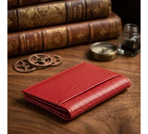 Візитниця-книжка ST Leather 19214 Червона