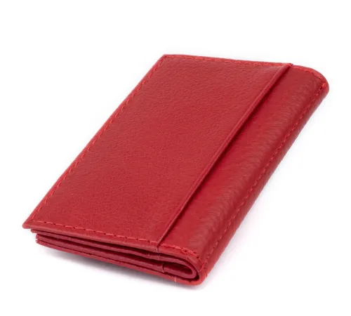Візитниця-книжка ST Leather 19214 Червона