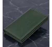 Візитниця-книжка ST Leather 19215 Зелена
