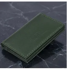 Візитниця-книжка ST Leather 19215 Зелена