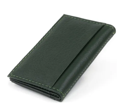 Візитниця-книжка ST Leather 19215 Зелена