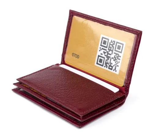 Візитниця-книжка ST Leather 19218 Бордова