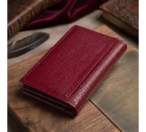 Візитниця-книжка ST Leather 19218 Бордова