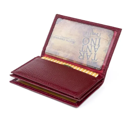 Візитниця-книжка ST Leather 19218 Бордова