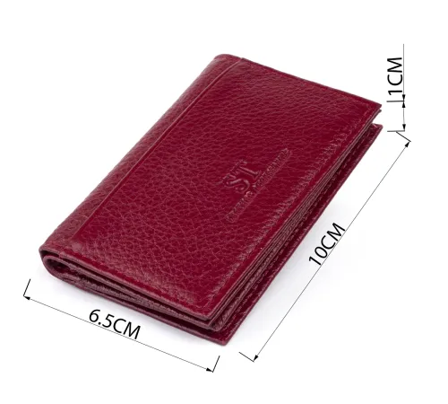 Візитниця-книжка ST Leather 19218 Бордова
