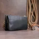 Місткий клатч на два відділення жіночий ST Leather 19246 Чорний