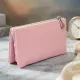 Місткий клатч на два відділення жіночий ST Leather 19250 Рожевий