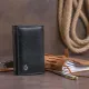 Горизонтальне портмоне зі шкіри унісекс на магніті ST Leather 19331 Чорне