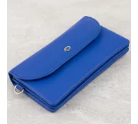 Клатч зі шкіри жіночий ST Leather 19319 Синій