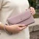 Клатч зі шкіри жіночий ST Leather 19322 Ліловий