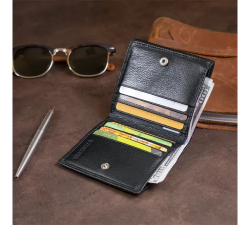 Компактний гаманець жіночий ST Leather 19256 Чорний