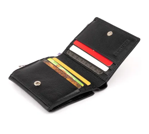 Компактний гаманець жіночий ST Leather 19256 Чорний