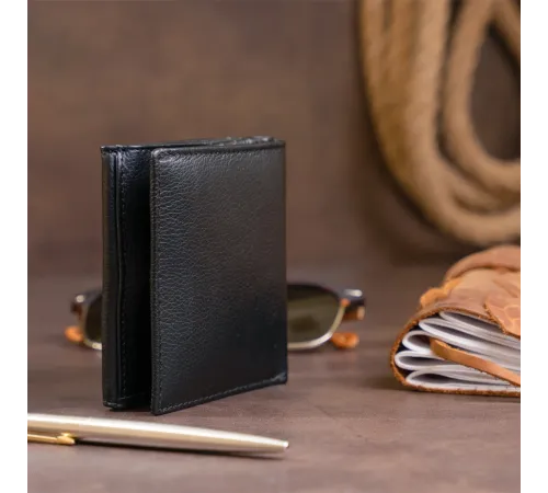 Компактний гаманець жіночий ST Leather 19256 Чорний