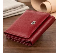 Компактний гаманець жіночий ST Leather 19257 Бордовий