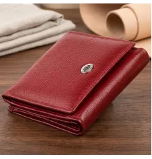 Компактний гаманець жіночий ST Leather 19257 Бордовий