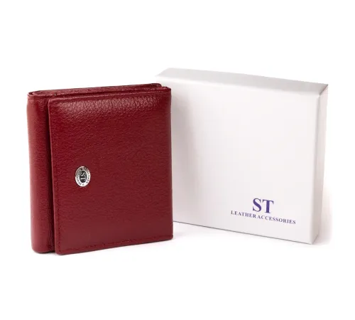 Компактний гаманець жіночий ST Leather 19257 Бордовий