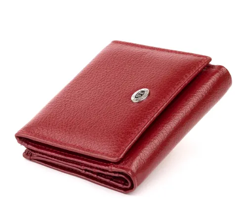 Компактний гаманець жіночий ST Leather 19257 Бордовий