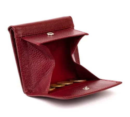 Компактний гаманець жіночий ST Leather 19257 Бордовий