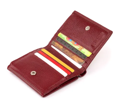 Компактний гаманець жіночий ST Leather 19257 Бордовий