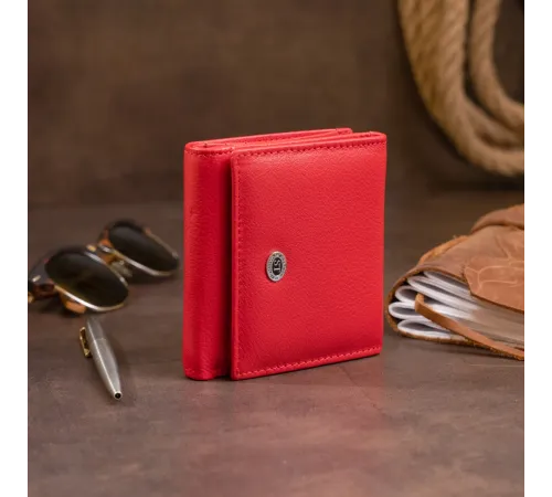 Компактний гаманець жіночий ST Leather 19259 Червоний