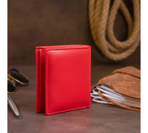 Компактний гаманець жіночий ST Leather 19259 Червоний