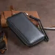 Гаманець зі шкіри на клямці ST Leather 19339 Чорний
