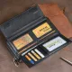 Жіночий шкіряний клатч для карток купюр та документів ST Leather 19292 Чорний