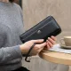 Жіночий шкіряний клатч для карток купюр та документів ST Leather 19292 Чорний