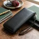 Жіночий шкіряний клатч для карток купюр та документів ST Leather 19292 Чорний