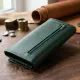 Гаманець на магнітах з клапаном жіночий ST Leather 19240 Зелений