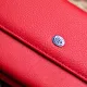 Жіночий шкіряний клатч для карток купюр та телефона ST Leather 19366 Червоний