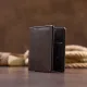 Вертикальне портмоне-кредитниця комбі в гладкій шкірі GRANDE PELLE 11328 Коричневе