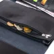 Горизонтальна барсетка-клатч чоловіча в гладкій шкірі GRANDE PELLE 11298 Чорна