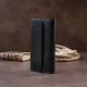 Горизонтальна барсетка-клатч чоловіча в гладкій шкірі GRANDE PELLE 11298 Чорна