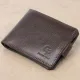 Портмоне горизонтальне Amico на магніті на два відділення GRANDE PELLE 11321 Коричневе