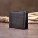 Стильне портмоне в гладкій шкірі GRANDE PELLE 11312 Коричневе