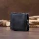 Функціональне тонке портмоне GRANDE PELLE 11323 Синє