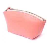 Жіноча косметичка зі шкіри Amelin GRANDE PELLE 11299 Пудровая