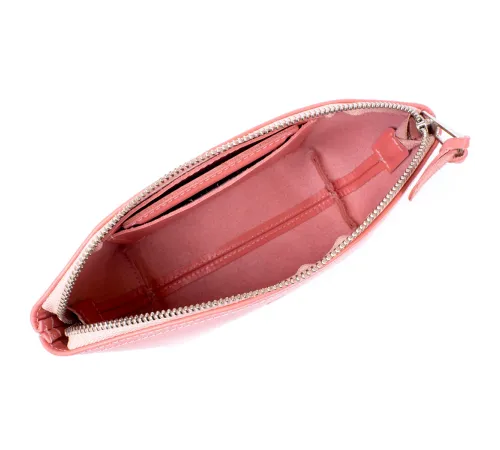 Жіноча косметичка зі шкіри Amelin GRANDE PELLE 11299 Пудровая