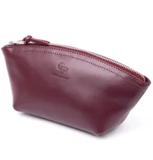 Жіноча косметичка зі шкіри Amelin GRANDE PELLE 11300 Сливова