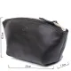 Жіноча косметичка зі шкіри Amelin GRANDE PELLE 11302 Чорна