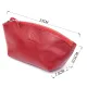Жіноча косметичка зі шкіри Amelin GRANDE PELLE 11303 Червона